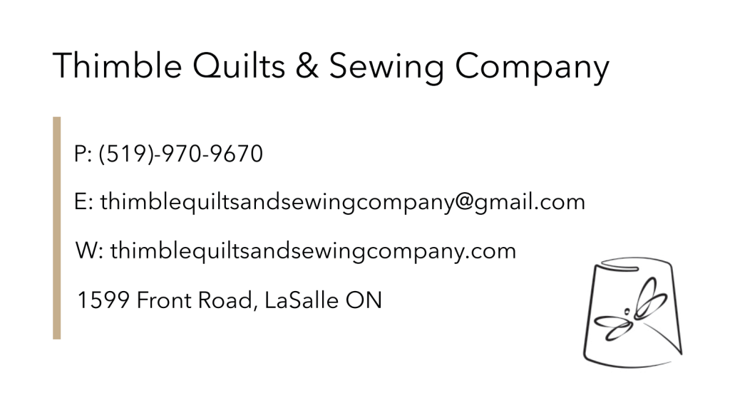 Thimble Quilts and Sewing Company